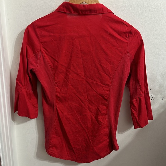 Red button up shirt - Picture 2 of 2